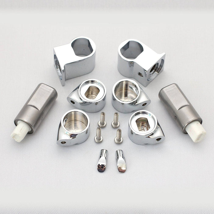 ROCA AI0001200R Kit Bisagras Cromadas Asiento Inodoro Caída Amortiguada