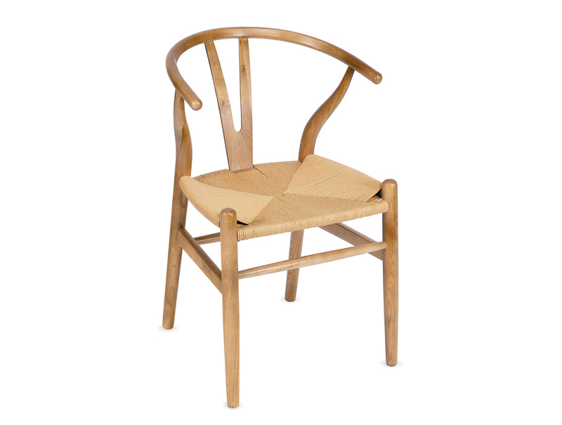 ANDREA HOUSE MU70002 SALMA Elm Wood and Paper Cord Chair