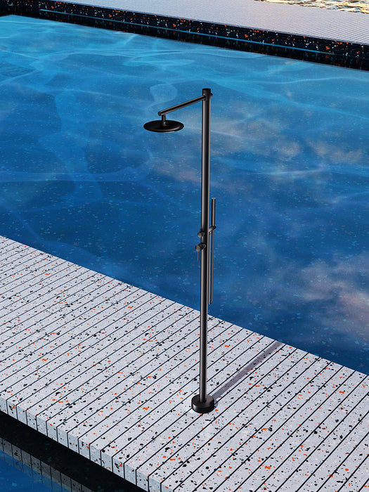 POOLIMEX GPK012/ANG KANSAS Grifería De Piscina Acero S.316 Negro Mate