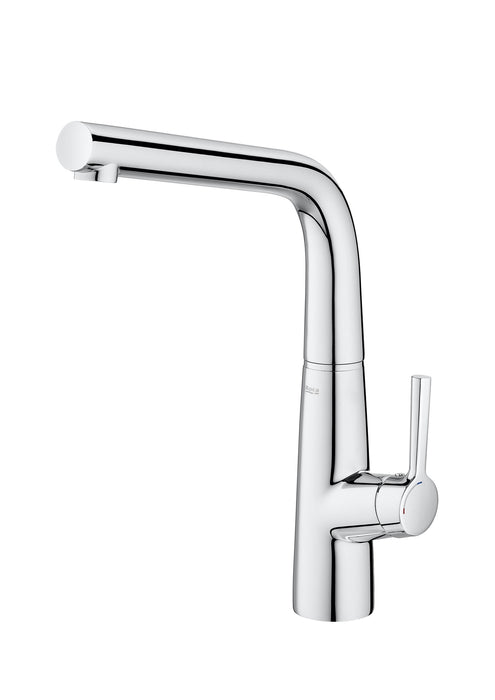 ROCA A5A832AC00 SYRA Grifo Monomando Cocina Caño Giratorio Cold Start Cromo