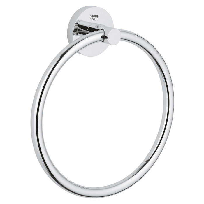 GROHE 40 365 001 ESSENTIALS Towel Ring Chrome