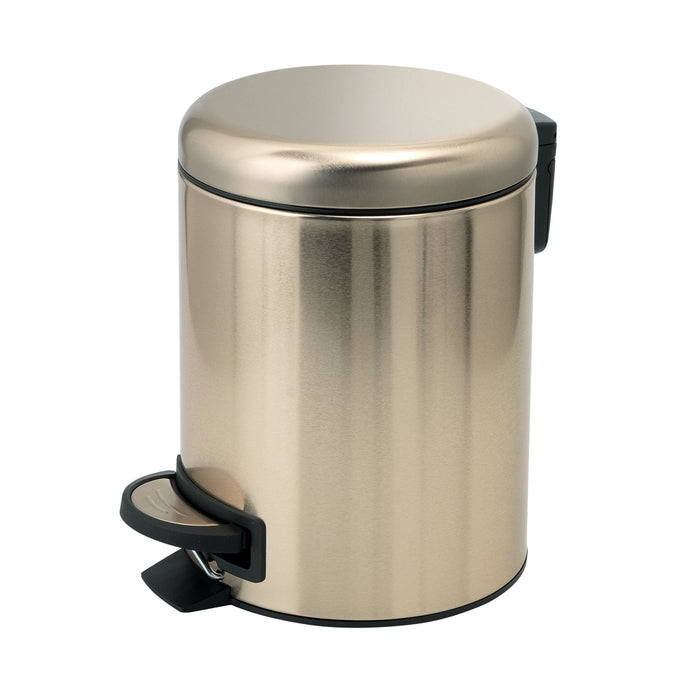GEDY 32098700000 POTTY Papelera Con Tapa 5L Oro Mate