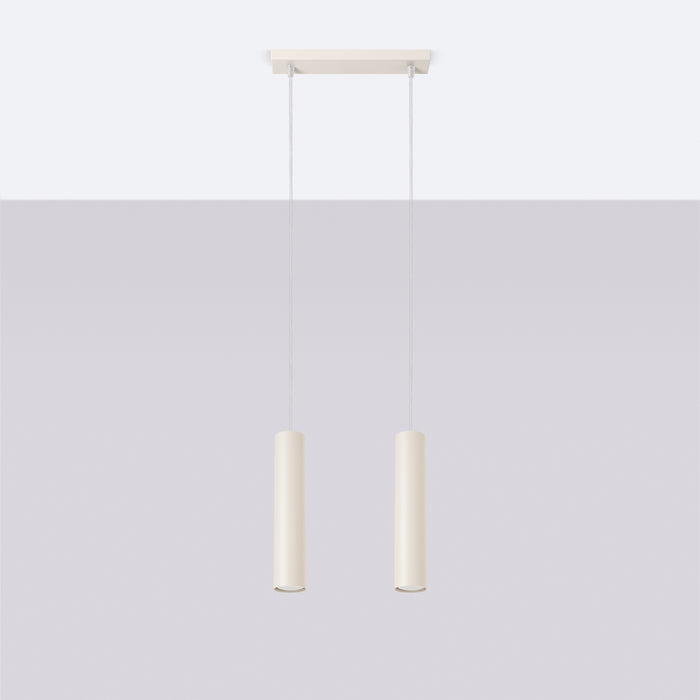 SOLLUX SL.1480 Lámpara colgante LAGOS 2 beige beige