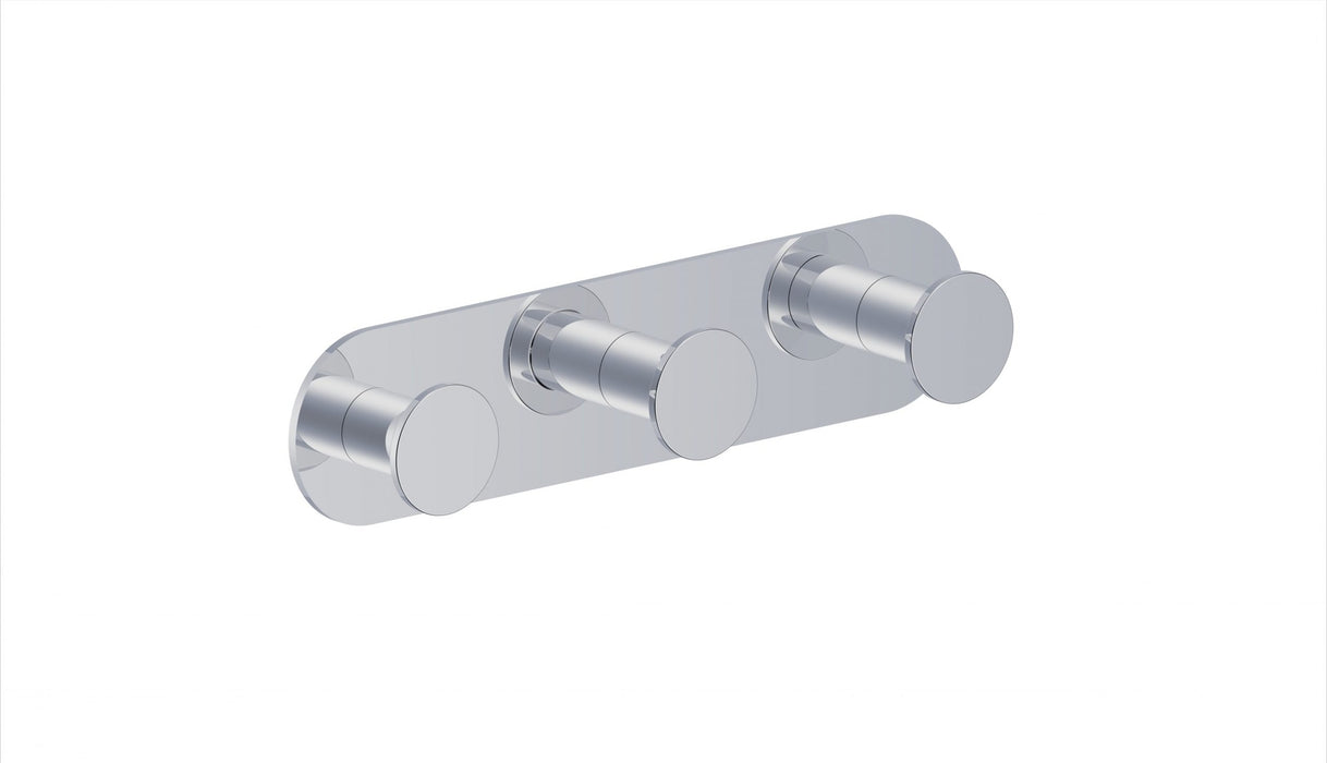 ARCOBAÑ 20PETHA HAYA Percha Triple Acero Inox