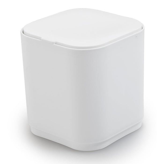 GEDY 63082200300 SEVENTY Papelera De Mesa Con tapa Blanco
