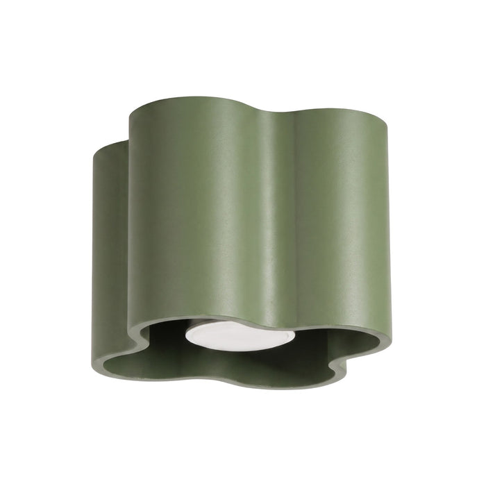 SOLLUX SL.3344 Lámpara De Techo Ovio 1 Verde Oliva Gu10