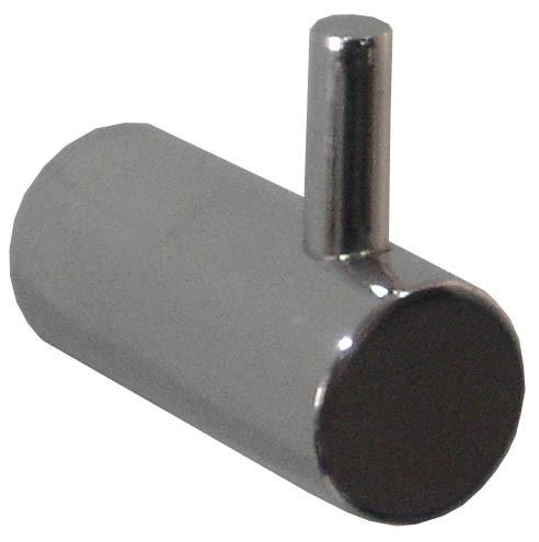 MEDICLINICS AI0010CS Percha simple pared Acero Mate