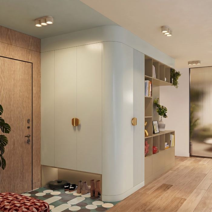 SOLLUX SL.2630 Plafón AURA 3 beige Gx53