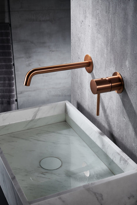 IMEX GLM039/ORC MONZA Single-Handle Sink Faucet Built-in Rose Gold Brushed