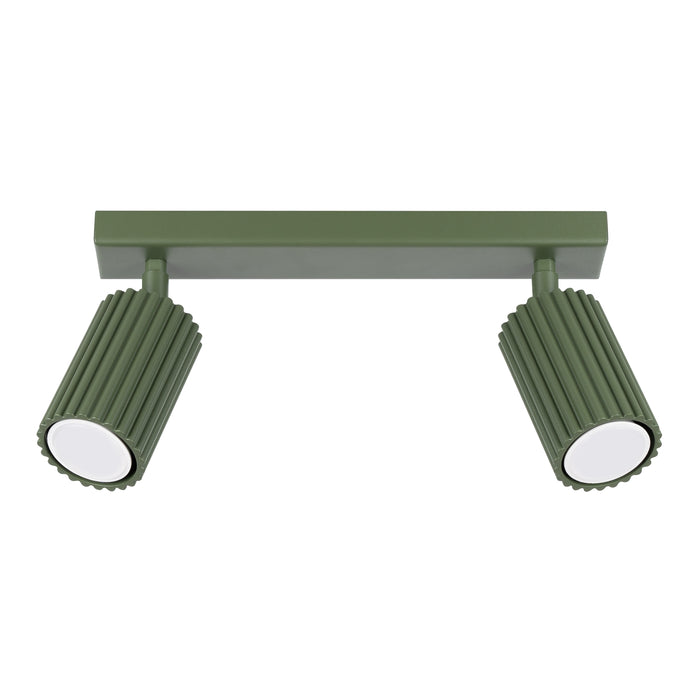 SOLLUX SL.1618 KARBON Lámpara De Techo 2 Verde Oliva