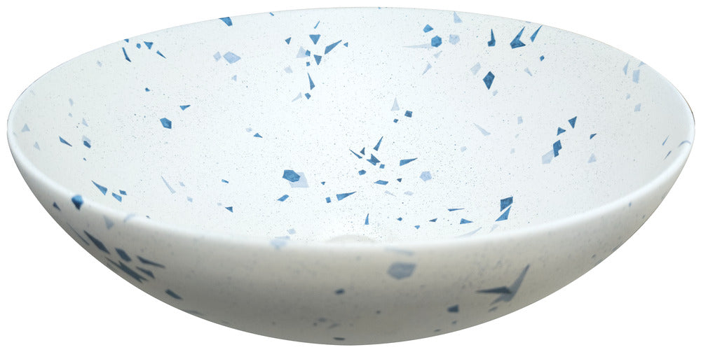 DUNE 189312 FRAGMENTA Lavabo Cerámico 40x40x15 Azul