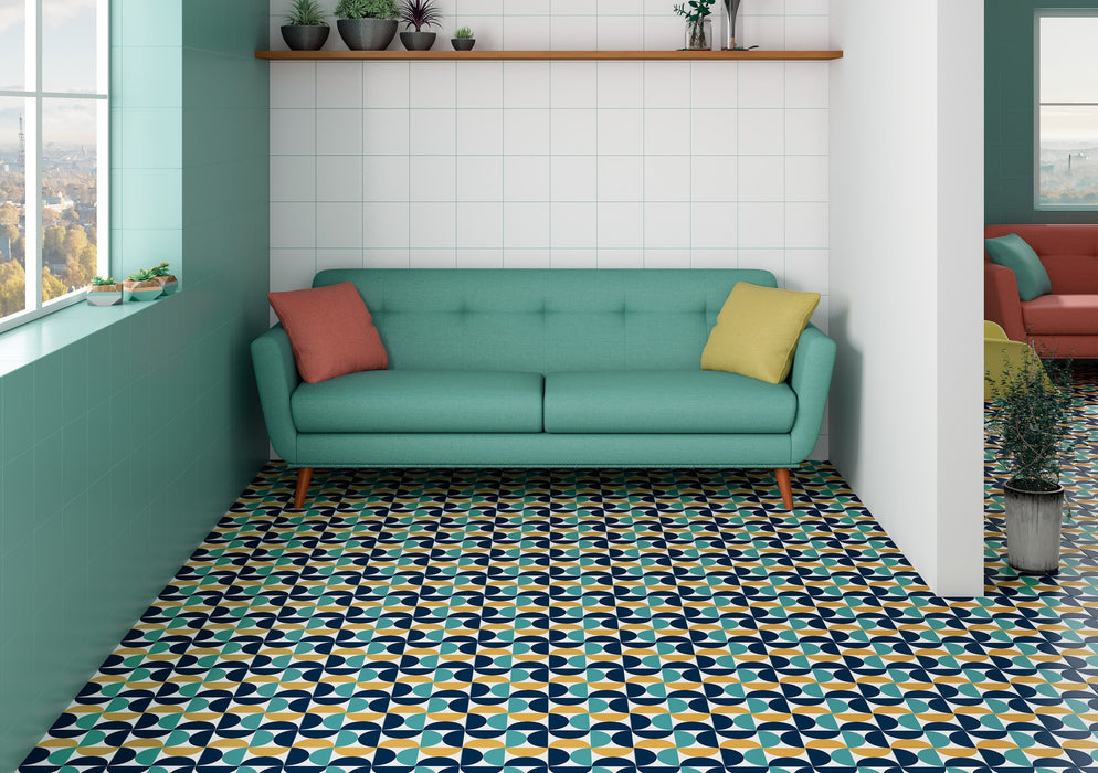 DUNE AQUA 20x20 Porcelánico Antideslizante