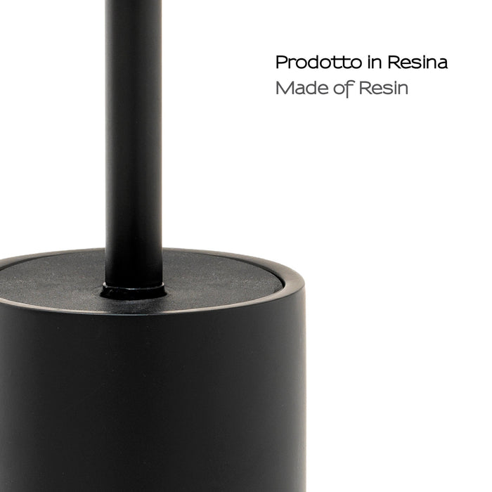 GEDY BR331400000 BRENDA Matte Black Toilet Brush Holder