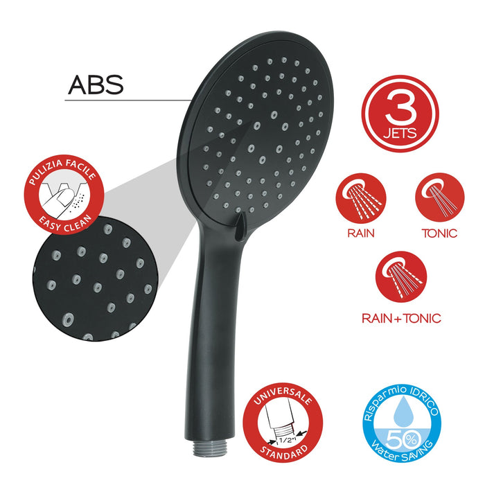 GEDY GYHS1031320 TECH Mango De Ducha 3 Jets 1