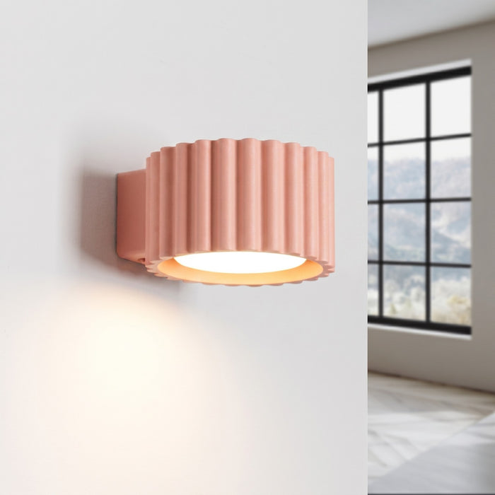 SOLLUX SL.2621 Aplique de pared AURA melocotón Gx53