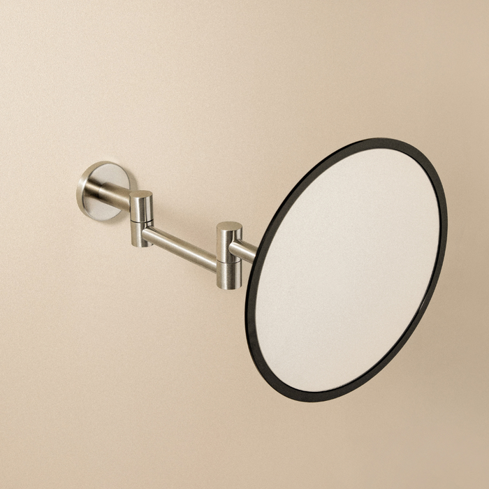 COSMIC ARCHITECT SP Espejo Aumento x5 De Pared Acero Inoxidable Mate