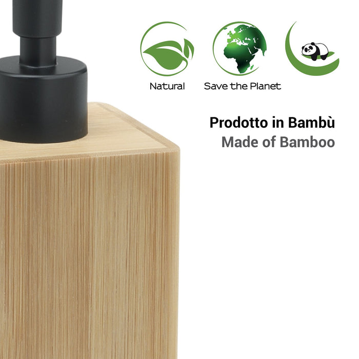 GEDY BN804100000 BONNIE Dosificador Natural Negro Mate