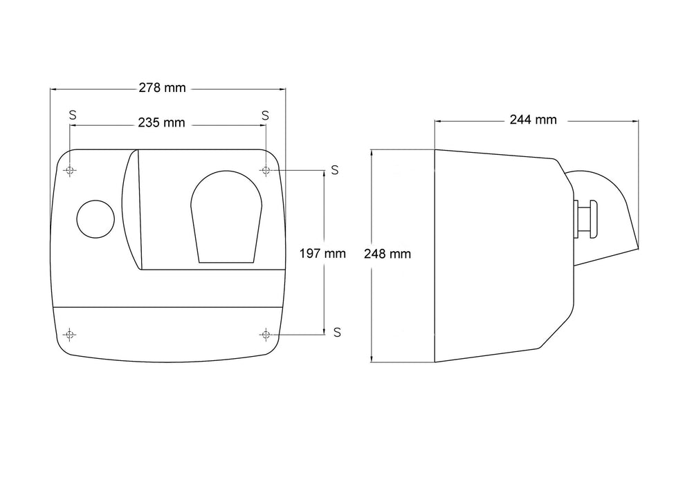 MEDICLINICS SC0088H Secador de Pelo Blanco