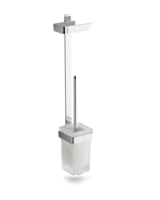 BELTRAN 21252 MILAN Escobillero Portarrollos Pared Cromo Adhesivo