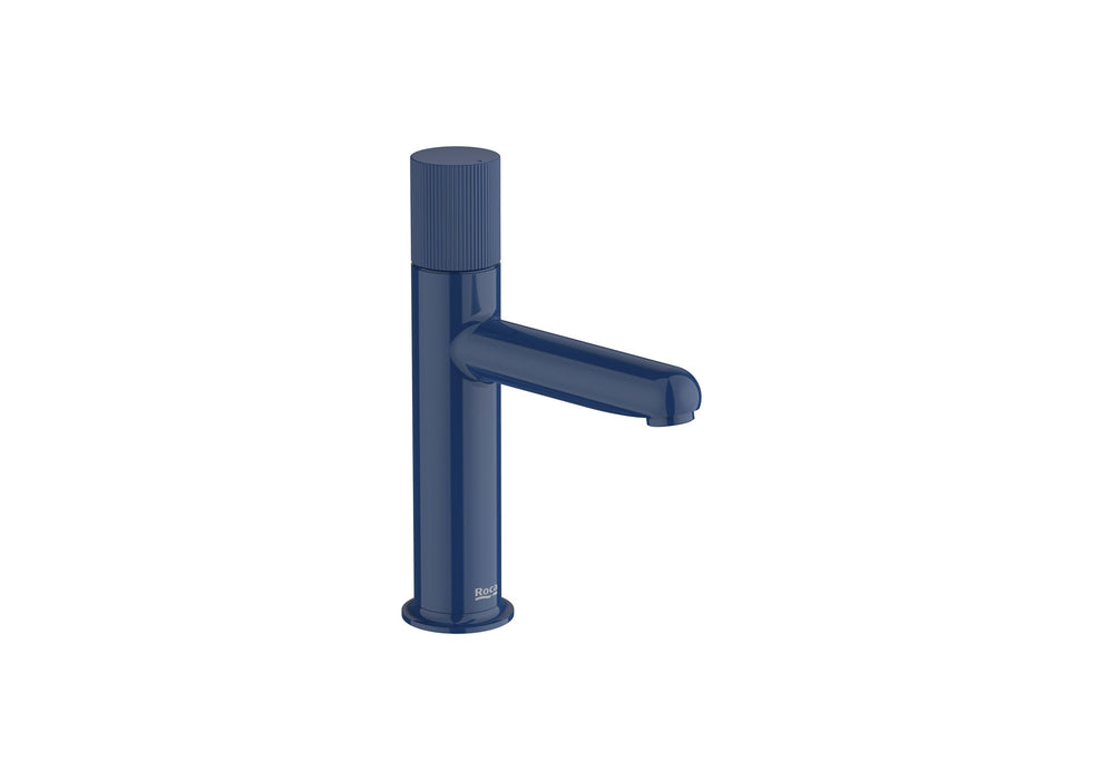ROCA A5A3B3FP00 NU Single-lever Sink Faucet Cold Start Handle Stripes Cobalt Blue