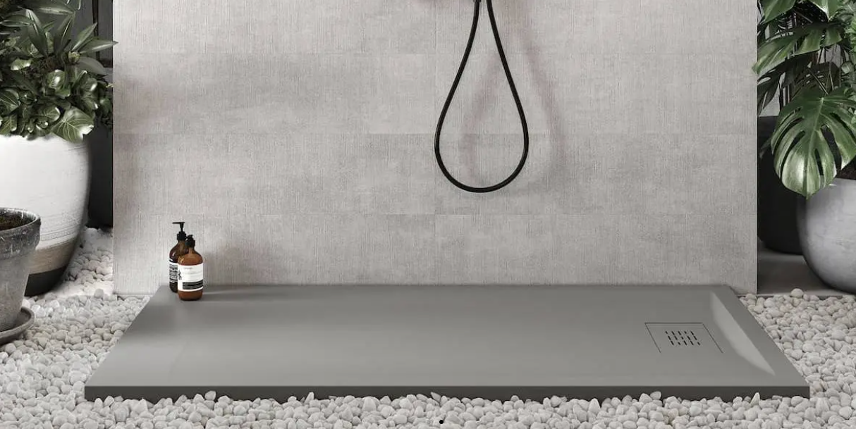 BATHME STYLO Plato De Ducha Gris Polvo