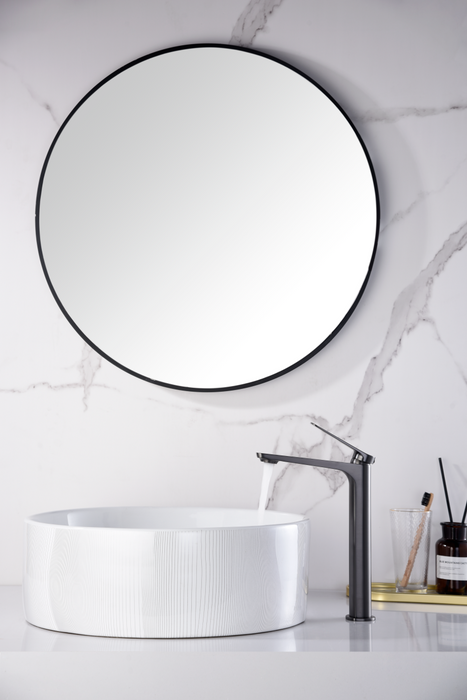 IMEX BDN047-3BGM NÁPOLES Monomando Lavabo Alto Black Gun Metal