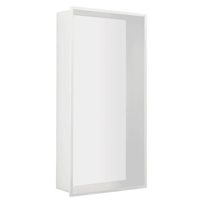 GEDY 24920200000 GUEST Hornacina 60 cm empotrada pared-ducha rectangular blanco mate