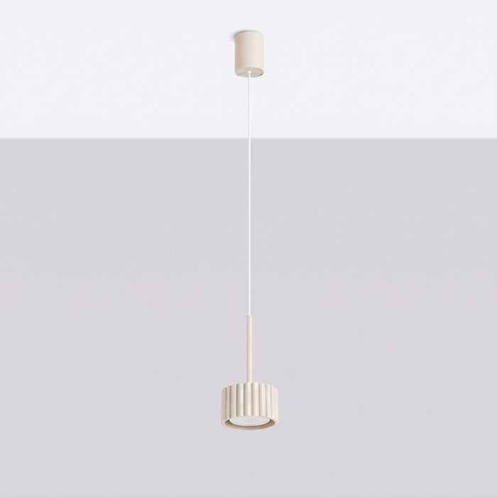 SOLLUX SL.2678 Lámpara colgante AURA 1 beige Gx53