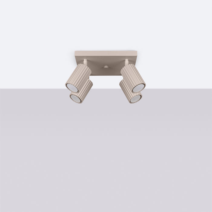 SOLLUX SL.1769 KARBON Lámpara De Techo 3l Taupe