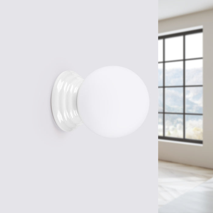 SOLLUX SL.1903 Aplique ZORI blanco IP44 blanco