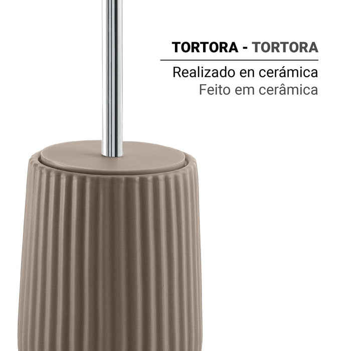 GEDY MK335200000 MARIKA Brush Holder Dove Gray