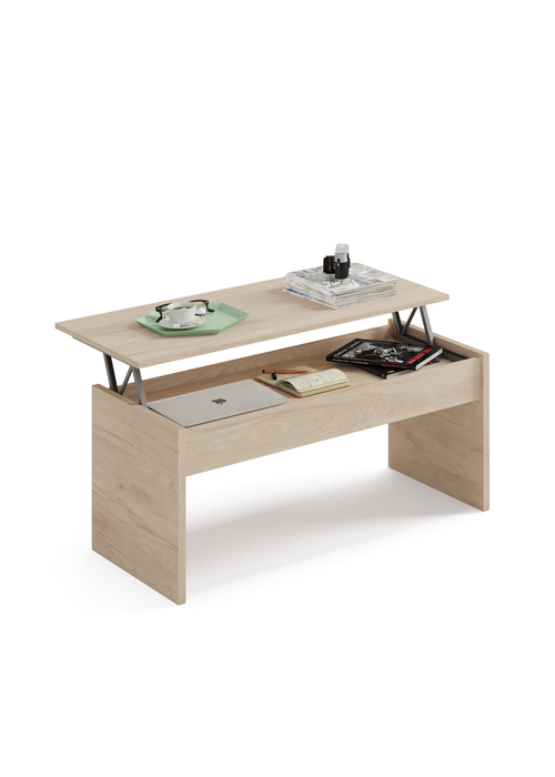 MUEBLES PITARCH Mesa Elevable Roble Aurora