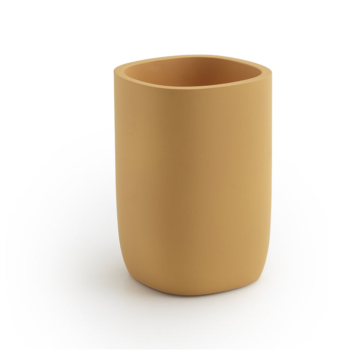 GEDY YL980900000 YLENIA Portacepillos mostaza mate