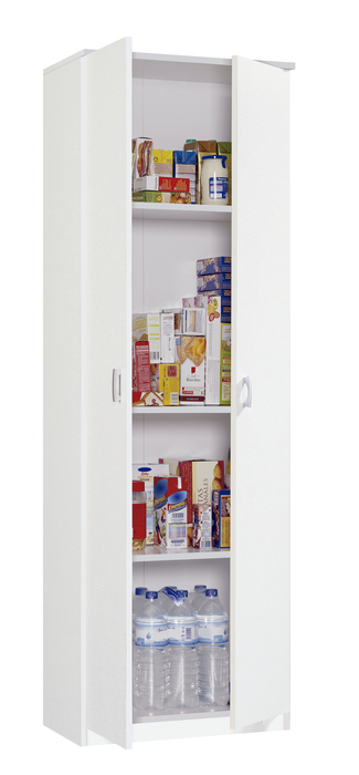MUEBLES PITARCH Armario Multiusos 2 Puerta Blanco