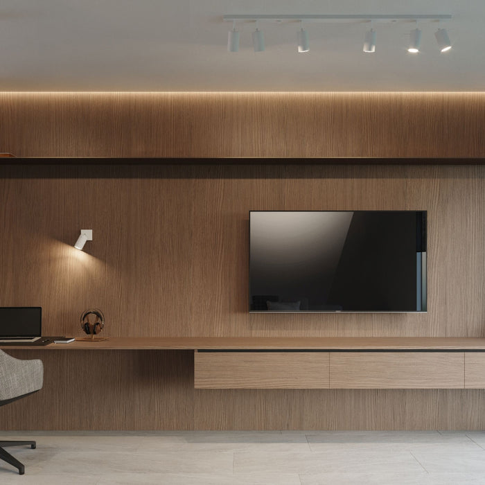 SOLLUX SL.1024 Aplique RING Blanco con interruptor