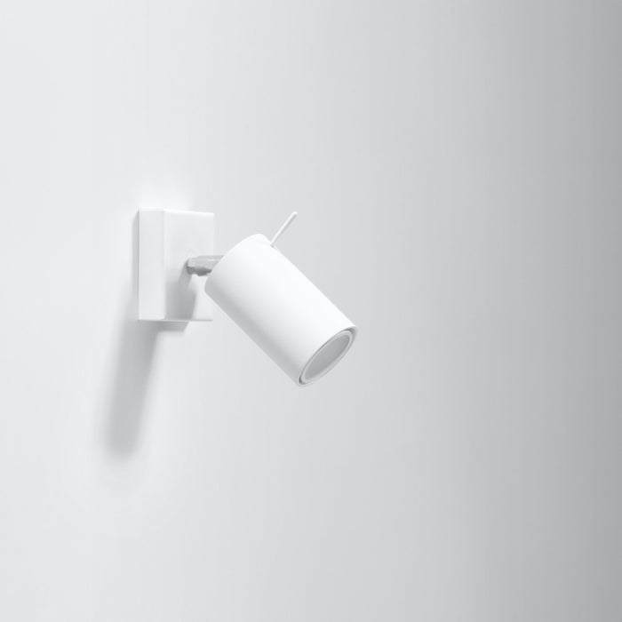 SOLLUX SL.1024 Aplique RING Blanco con interruptor