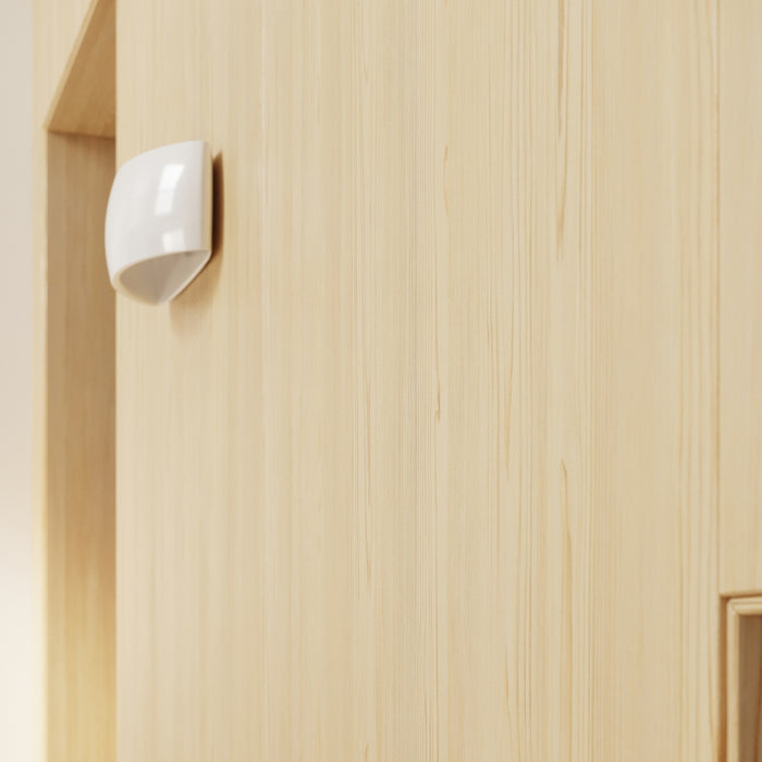 SOLLUX SL.1025 Aplique barnizado PONTIUS Blanco Brillo