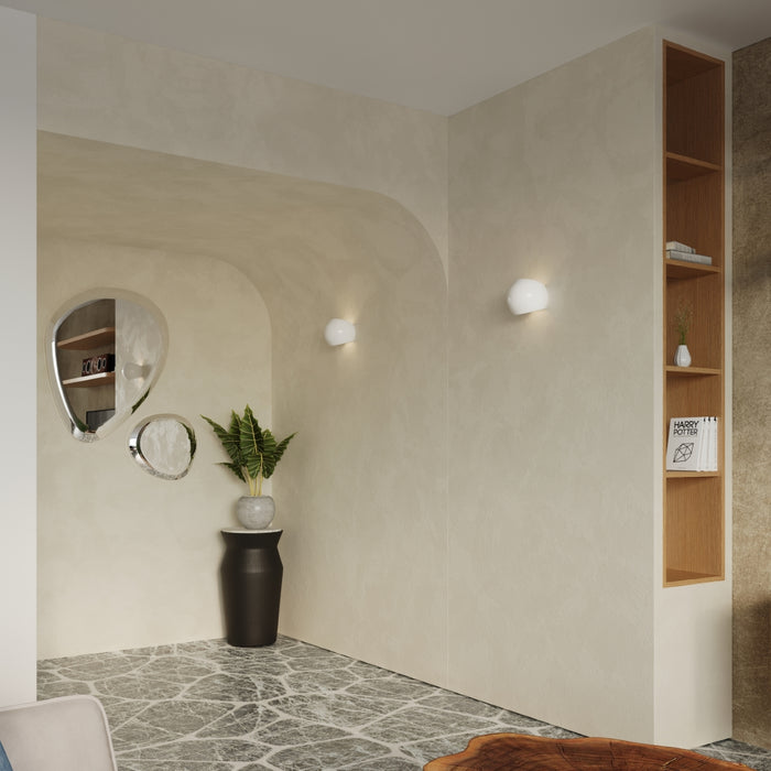 SOLLUX SL.1026 Aplique barnizado GLOBE Blanco Brillo