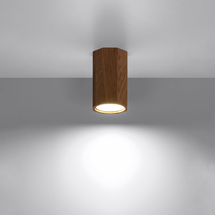 SOLLUX SL.1033 Ceiling Lamp ZEKE 10 Oak
