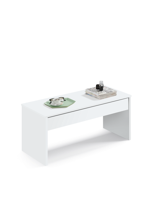 MUEBLES PITARCH Mesa Elevable Blanco