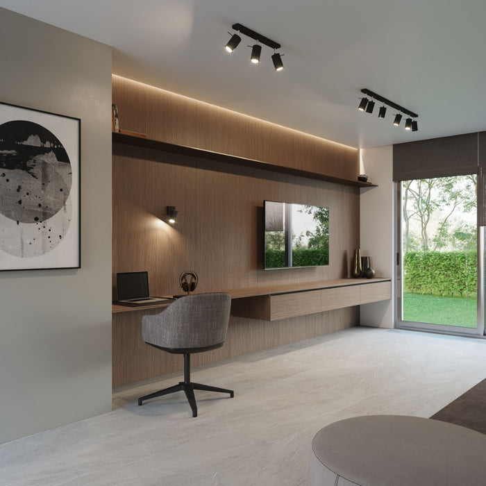 SOLLUX SL.1049 Wall Lamp RING Black with a switch