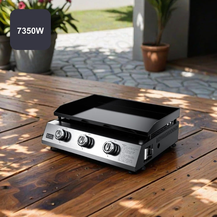 BLACK + DECKER BXOP7350E Plancha De Gas 3 Fuegos