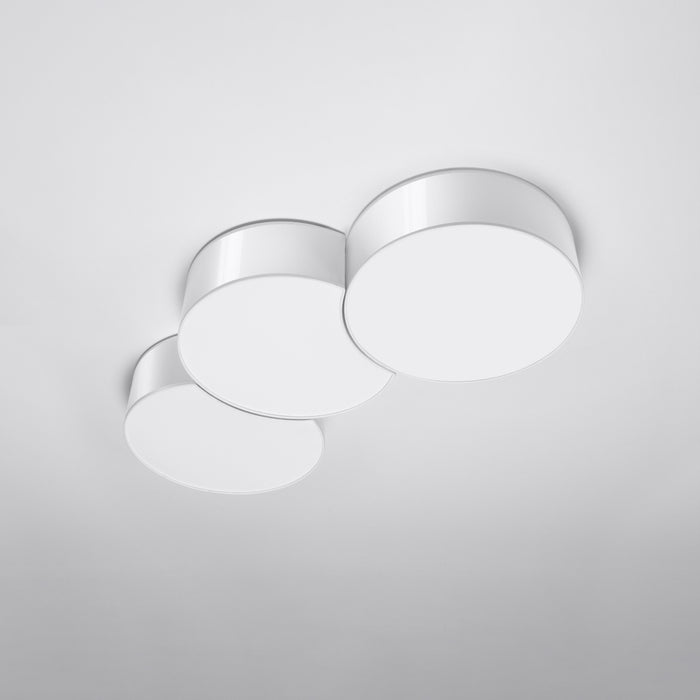 SOLLUX SL.1051 CIRCLE 3A White ceiling lamp