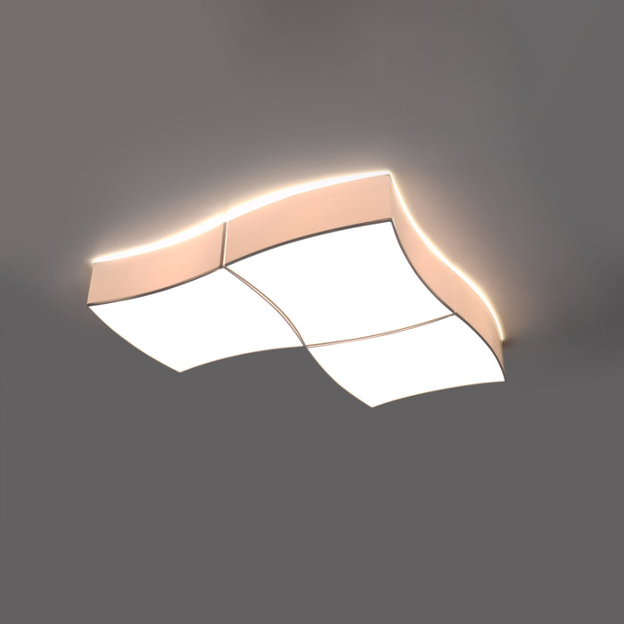 SOLLUX SL.1055 SQUARE 3 White Ceiling Lamp