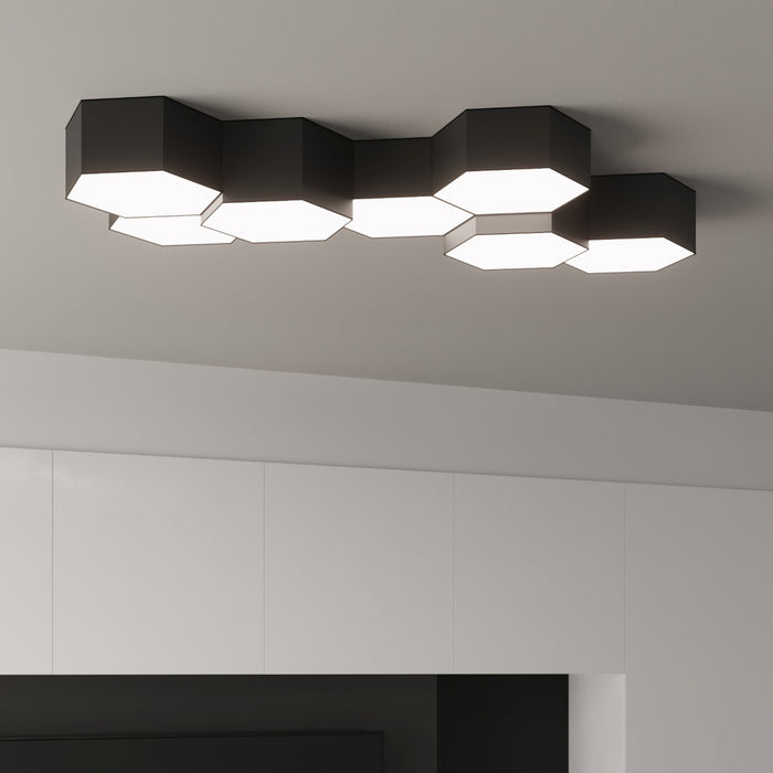 SOLLUX SL.1061 Ceiling Lamp SUNDE 15 Black