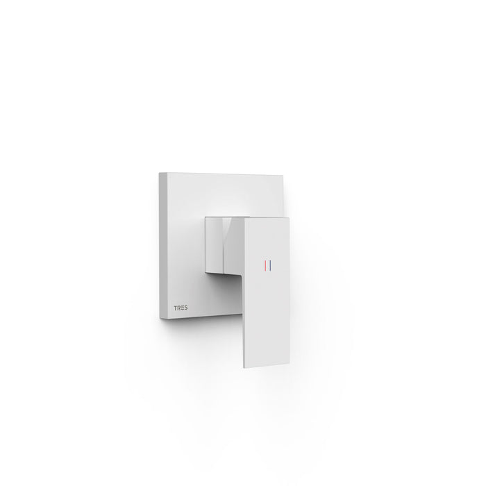 TRES 10627810BM RAPID-BOX View Piece for 1-Way Recessed Box Color Matte White