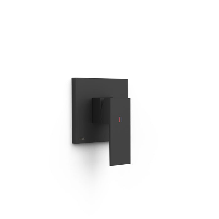 TRES 10627810NM RAPID-BOX View Piece for 1-Way Flush-Mounted Box Color Matte Black