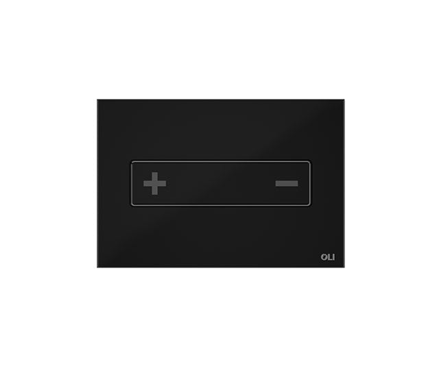OLI 054992 OCEANIA Placa De Accionamiento Neumático Vidrio Negro