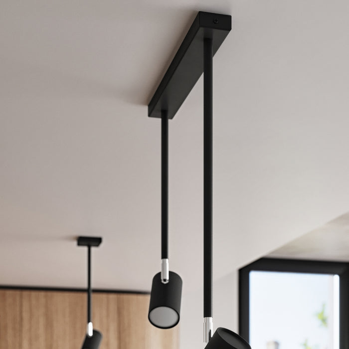 SOLLUX SL.1074 NORANO Black Ceiling Lamp