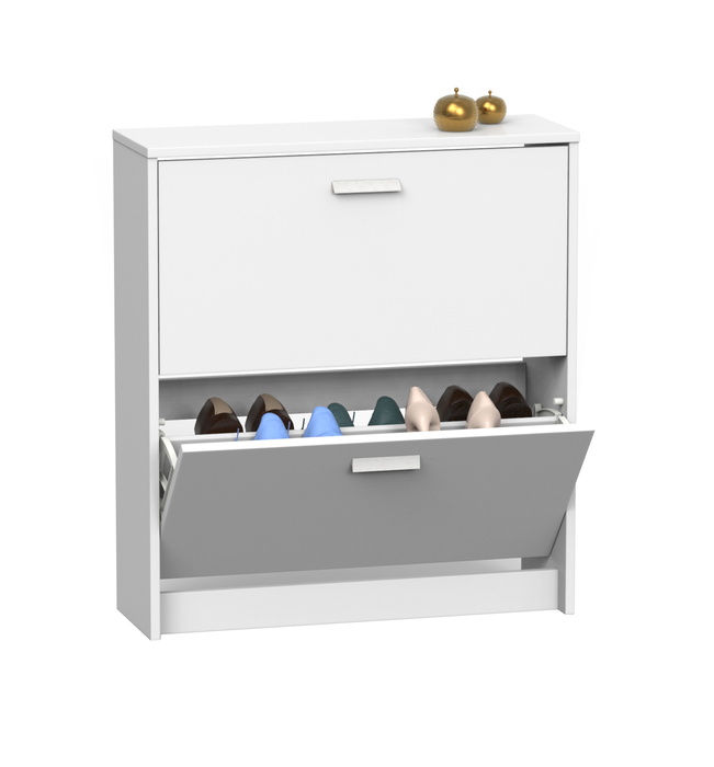 MUEBLES PITARCH Zapatero 2 Puertas Tibet Blanco